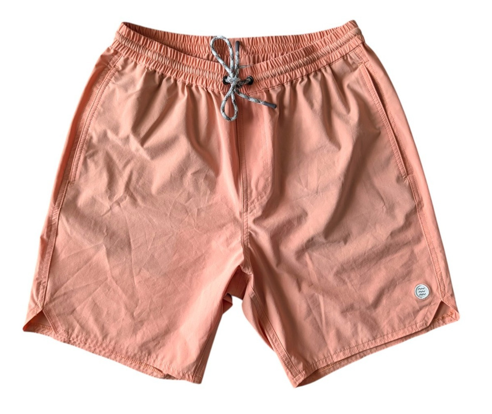 Free Fly Andros Swim Trunks in Dusty Orange Sz Small Fishing Swim Beach Unlined